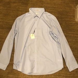 Brand new men’s Calvin Klein blue button down